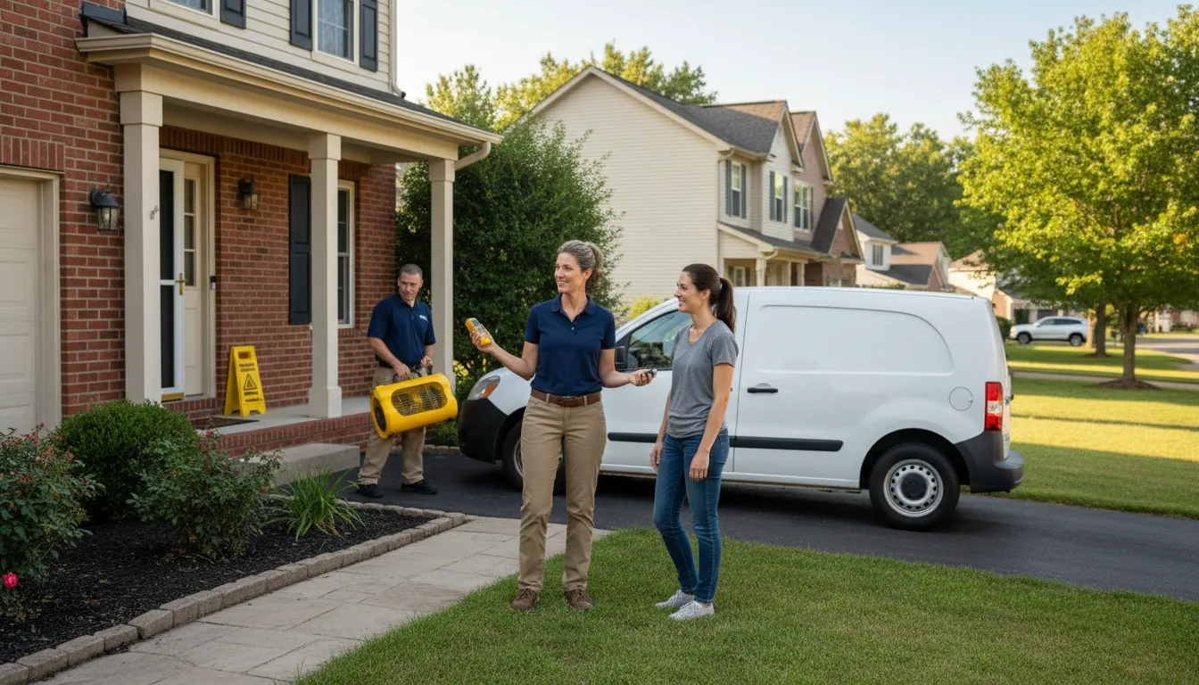 Water restoration image for Dehumidification And Cleanup Services in Burnside, IA